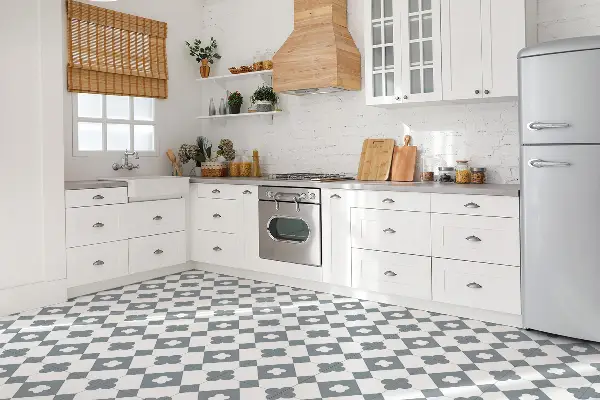 Adhésif Vinyle Carreaux Motif diamant
