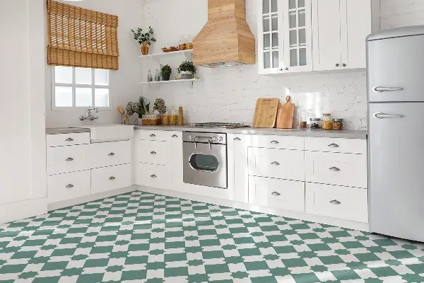 Adhésif Vinyle Carreaux Motif géométrique