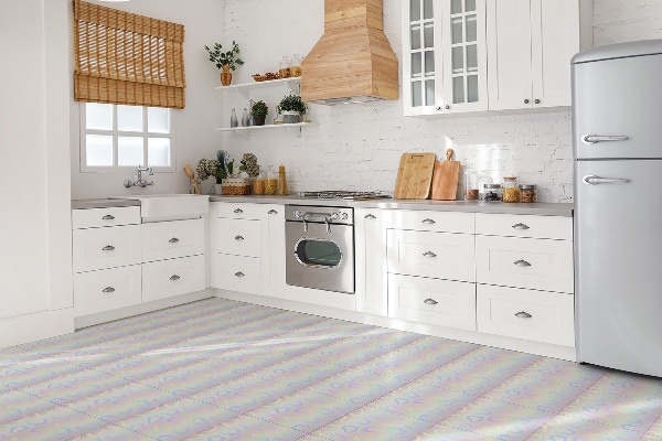 Carreaux de vinyle Coeurs colorés