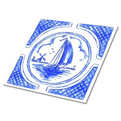 Carreaux de vinyle Azulejos le bateau