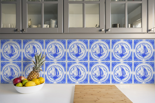 Carreaux de vinyle Azulejos le bateau