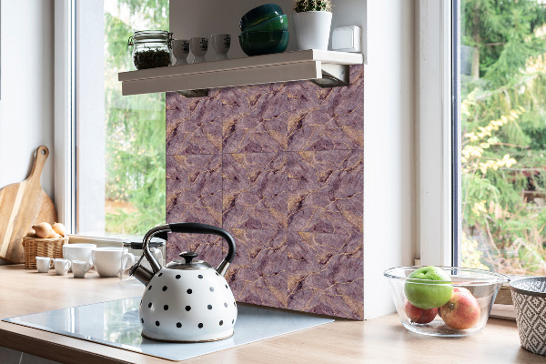 Carreaux vinyle Texture marbre rose