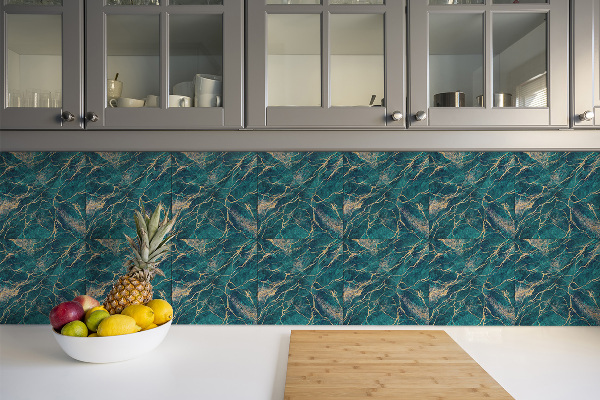 Carreaux vinyle Malachite verte