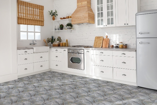 Carreaux vinyle Vagues de marbre