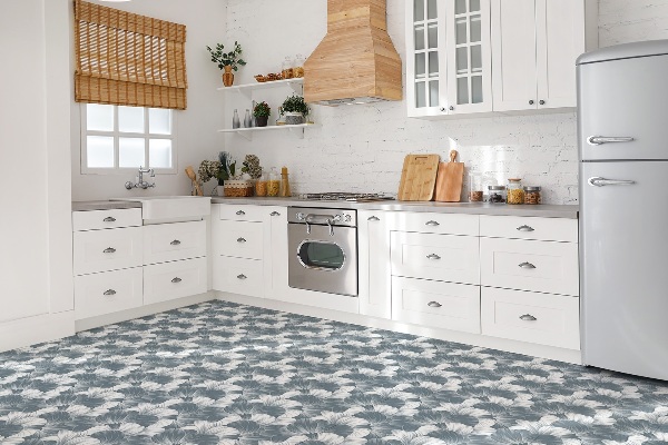 Carreaux vinyle Fleurs