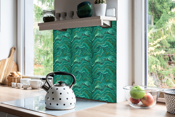 Carreaux vinyle Texture malachite