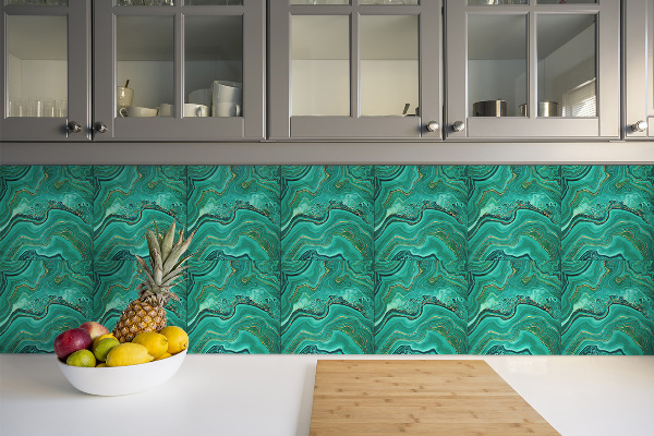 Carreaux vinyle Texture malachite