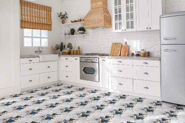 Carreaux vinyle Triangles de marbre abstraits