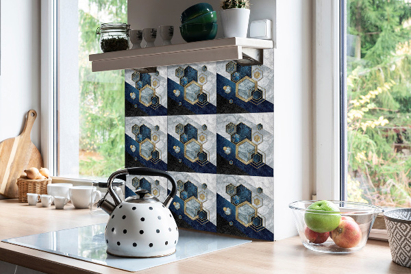 Carreaux vinyle Abstraction des hexagones