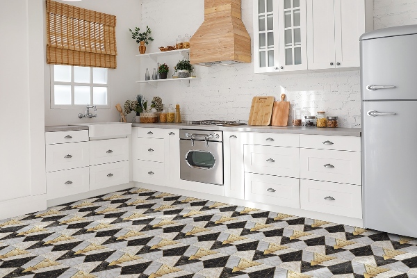 Carreaux vinyle Triangles de pierre