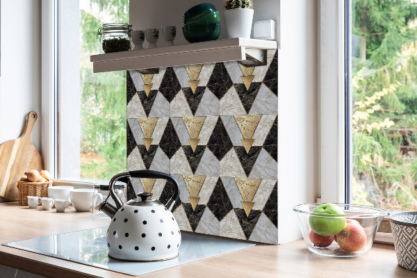 Carreaux vinyle Triangles de pierre