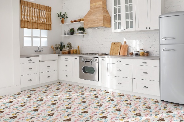 Carreaux vinyle Motif bébé sirène