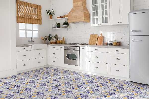 Carreaux de vinyle auto-adhésifs Mosaïque d'époque