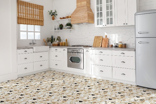 Carreaux de vinyle auto-adhésifs Motif terrazzo