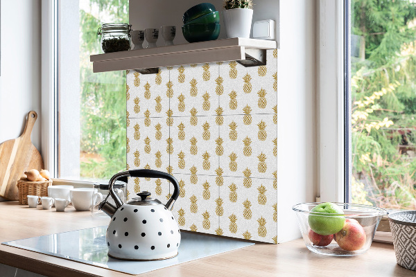 Carreaux de vinyle auto-adhésifs Ananas