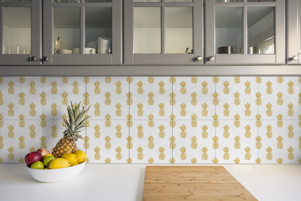 Carreaux de vinyle auto-adhésifs Ananas