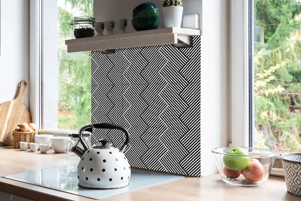 Carreaux de vinyle auto-adhésifs Lignes géométriques