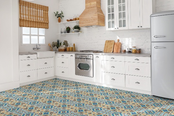 Carreaux de vinyle auto-adhésifs Motif décoratif