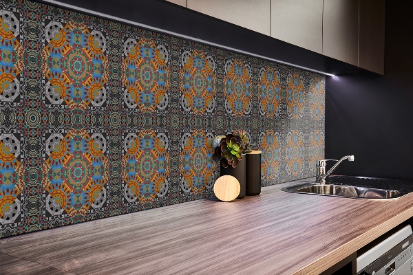 Panneau mural cuisine Motif oriental