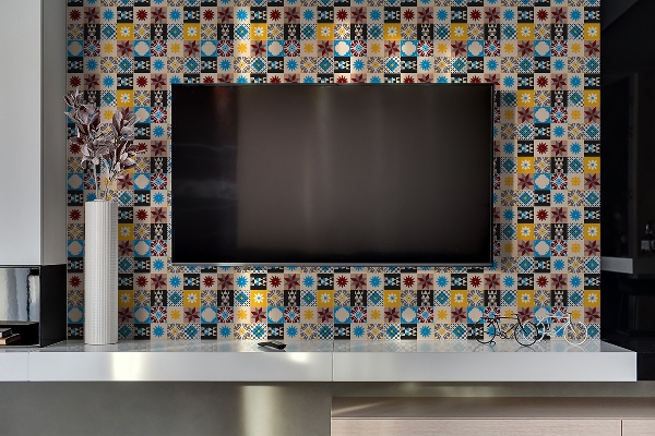 Panneau mural salle de bain Mosaïque orientale