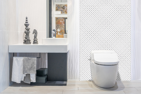 Revêtement mural salle de bain Modèle minimaliste