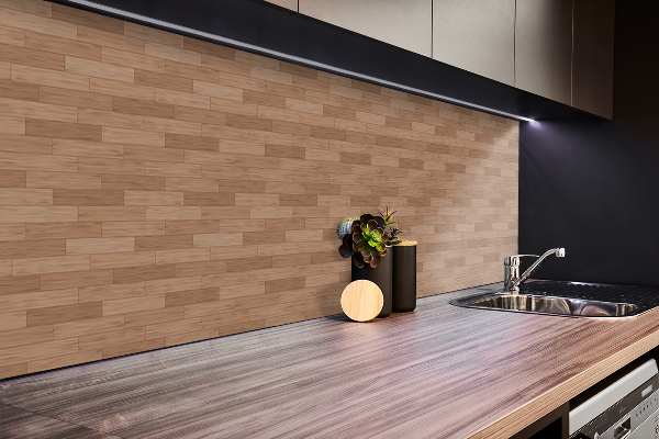 Revêtement mural pvc Sol en bois