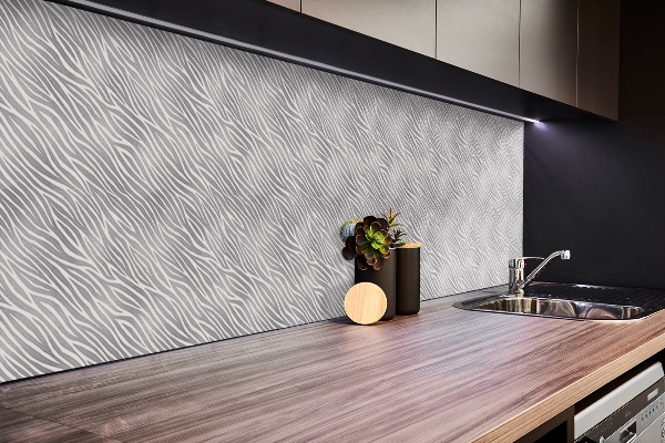 Revêtement mural salle de bain pour la télévision zèbre