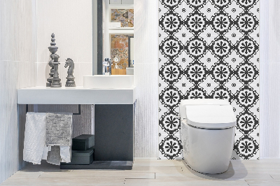 Panneau mural salle de bain Schéma géométrique