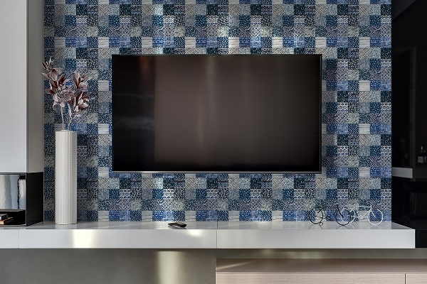 Panneau mural salle de bain Mélange de motifs