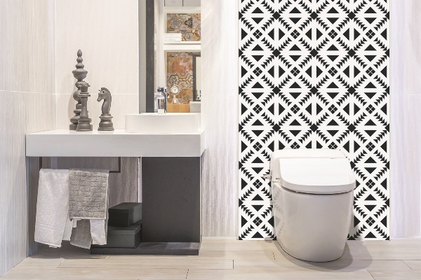 Panneau décoratif Triangles et carrés