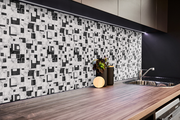 Revêtement mural pvc Mosaïque sur le marbre