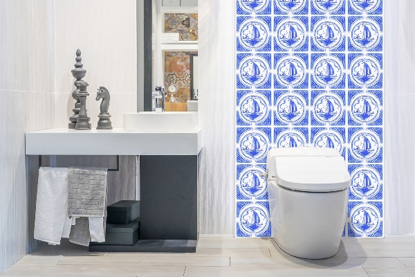 Revêtement mural pvc Bateau azulejos décoratif