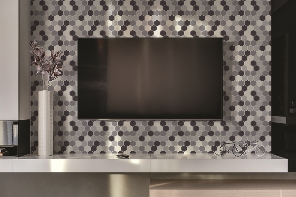 Panneau mural Hexagones