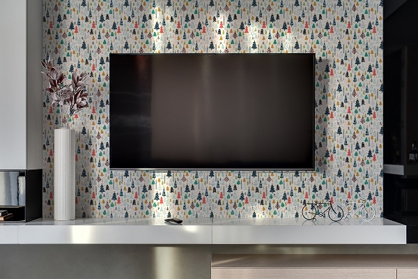 Panneau mural Arbre au sol