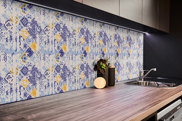 Panneau mural cuisine Azulejos vintage