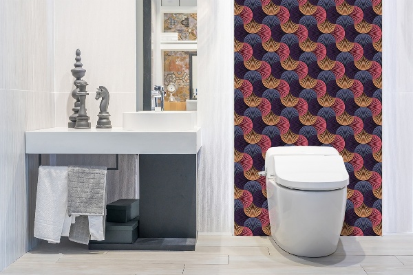 Panneau mural salle de bain Modèle rétro