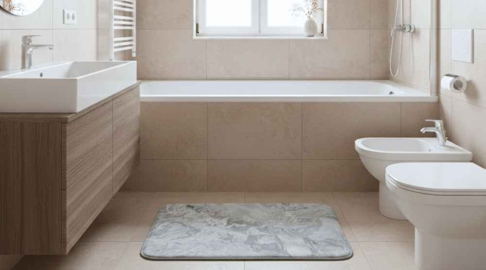 salle de bain beige