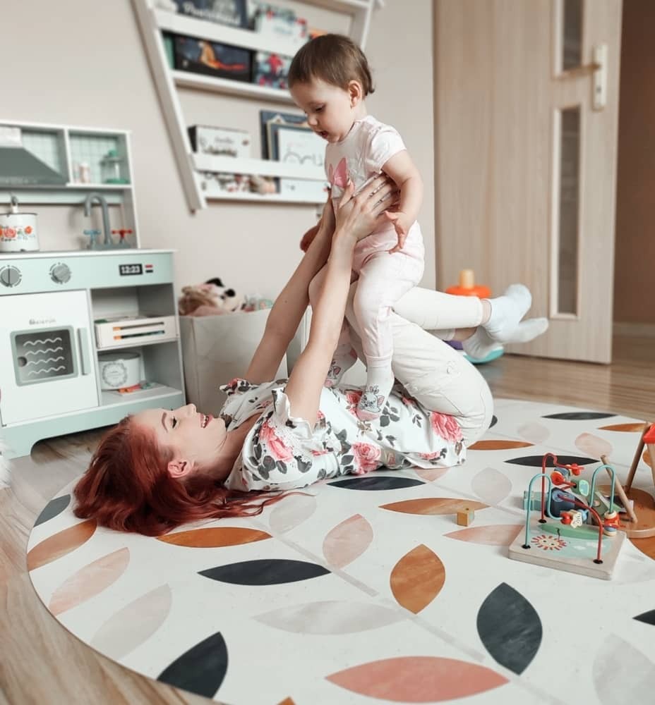 tapis bohème pour chambre d'enfant