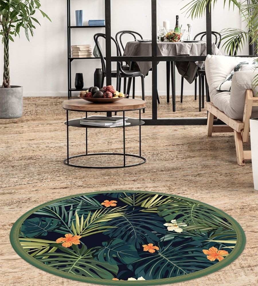 tapis ronds modernes